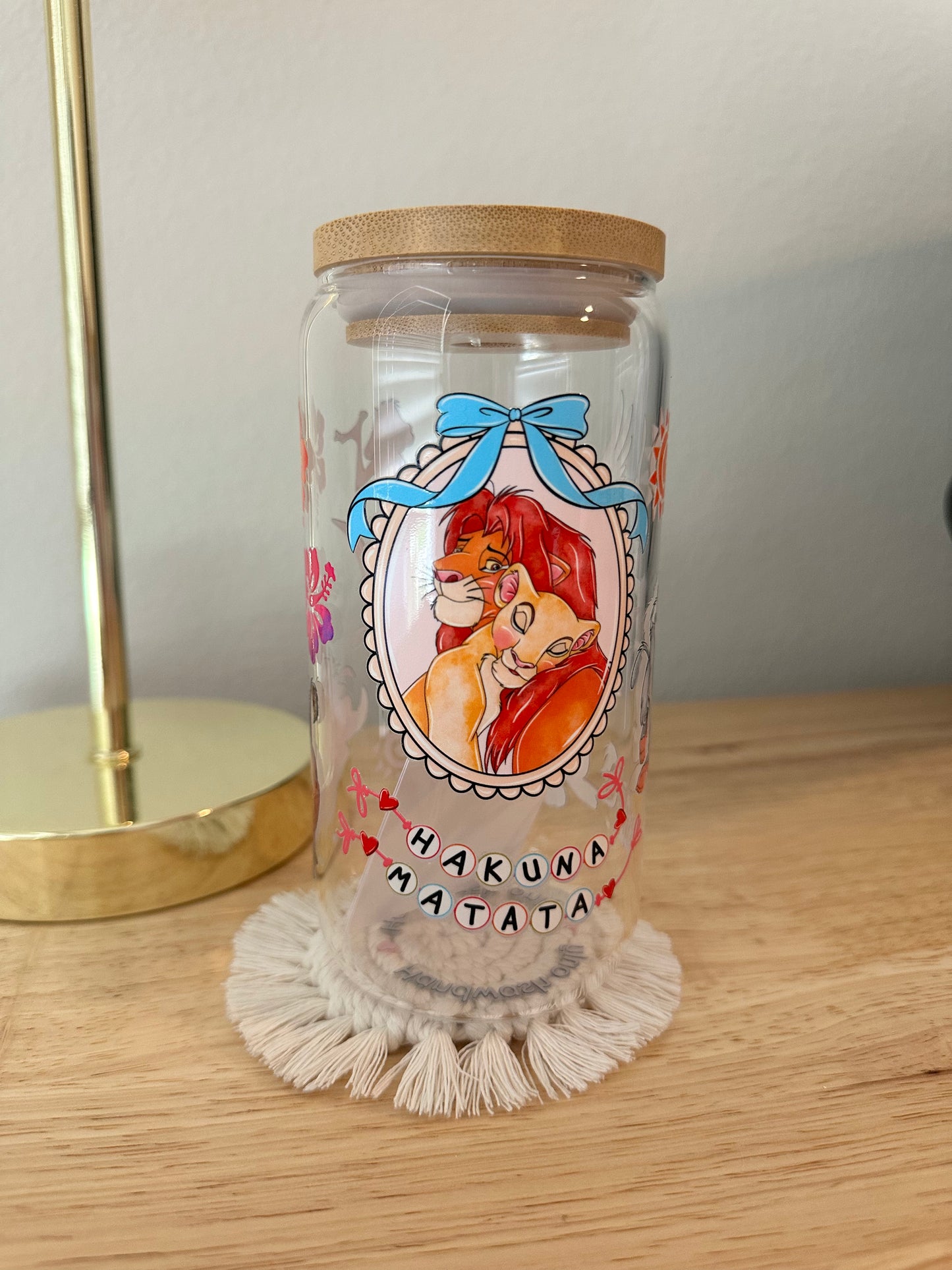 Glass Lion King Cup (RTS)