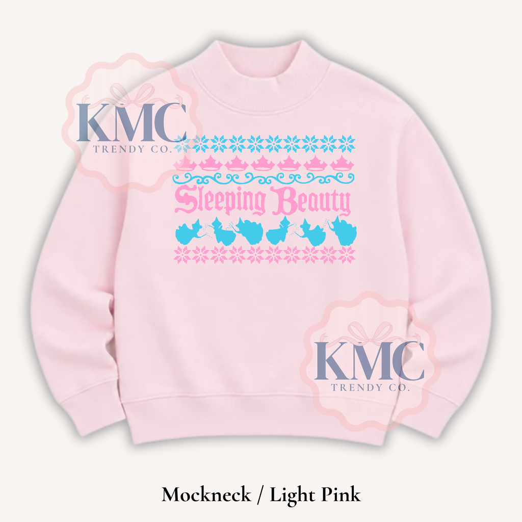 Cozy Sleeping Beauty Mockneck