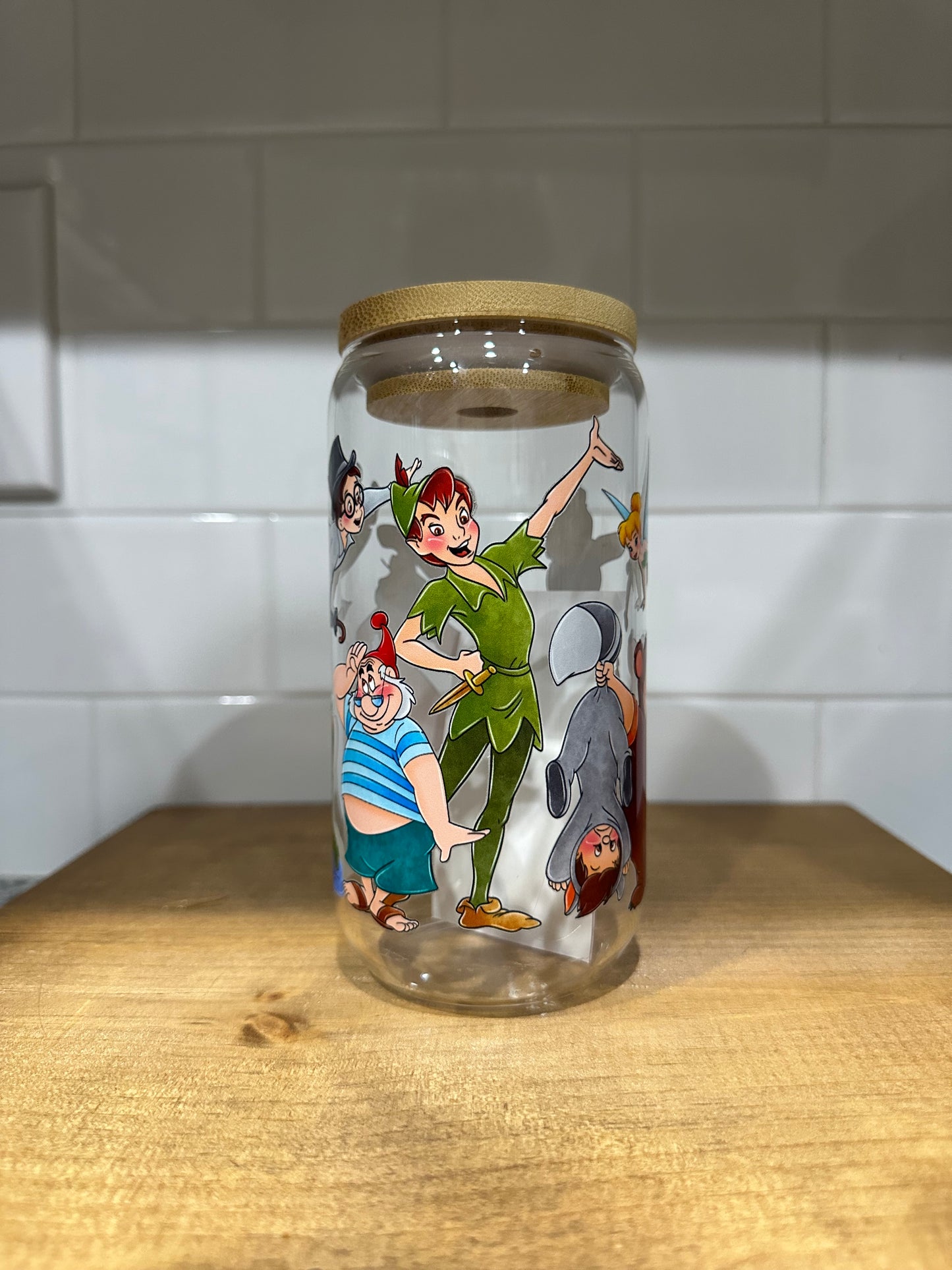 Pan and Friends Glass