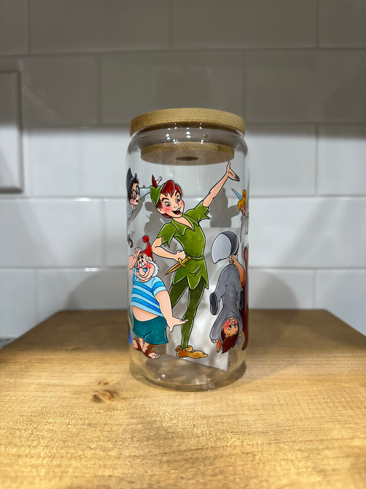 Pan and Friends Glass