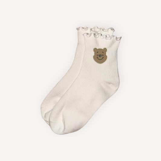 Magical Theme Park Characters Ruffle Ankle Socks