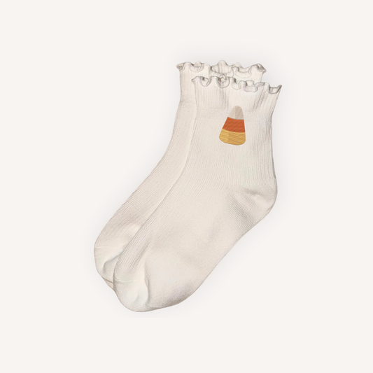 Halloween Ruffle Ankle Socks