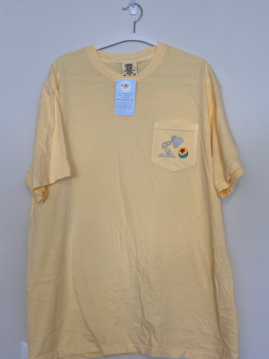 Pixar Embroidered Pocket T-Shirt (RTS)