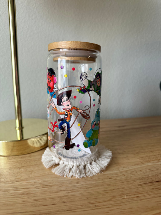 Glass Toy Story Cup (RTS)