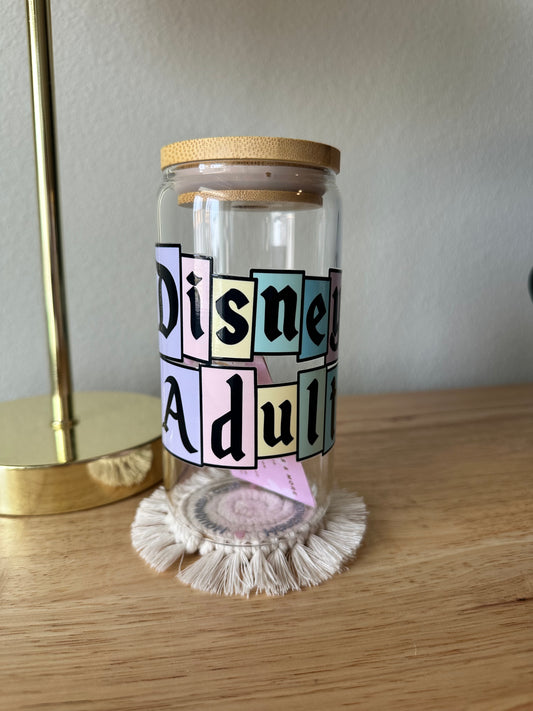 Glass Disney Adult Cup (RTS)