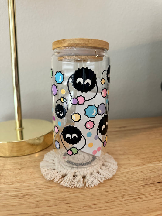Glass Cute Sprites Cup (RTS)