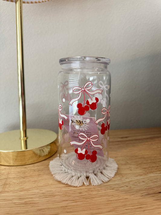 Plastic Mickey Cherries Cup (RTS)