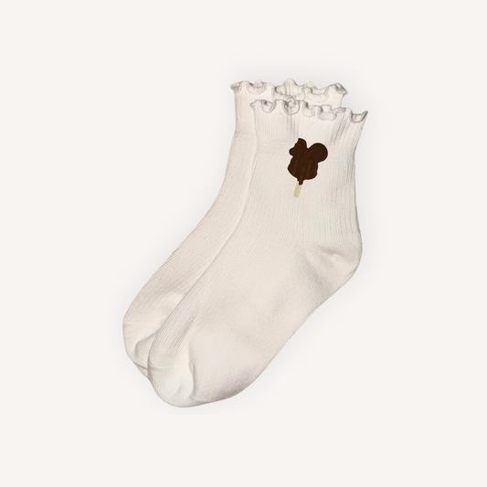 Magical Theme Park Ruffle Ankle Socks