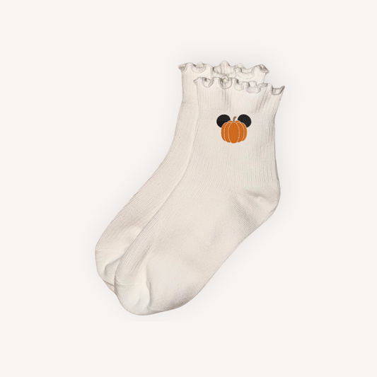 Halloween Magical Theme Park Ruffle Ankle Socks