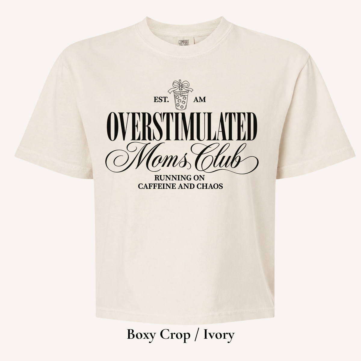 Overstimulated Moms Club Tee