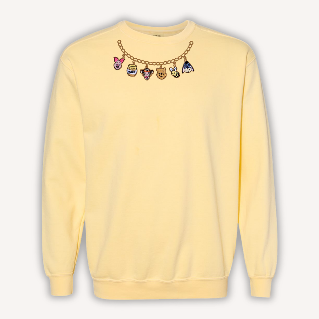 Pooh Necklace Sweatshirt