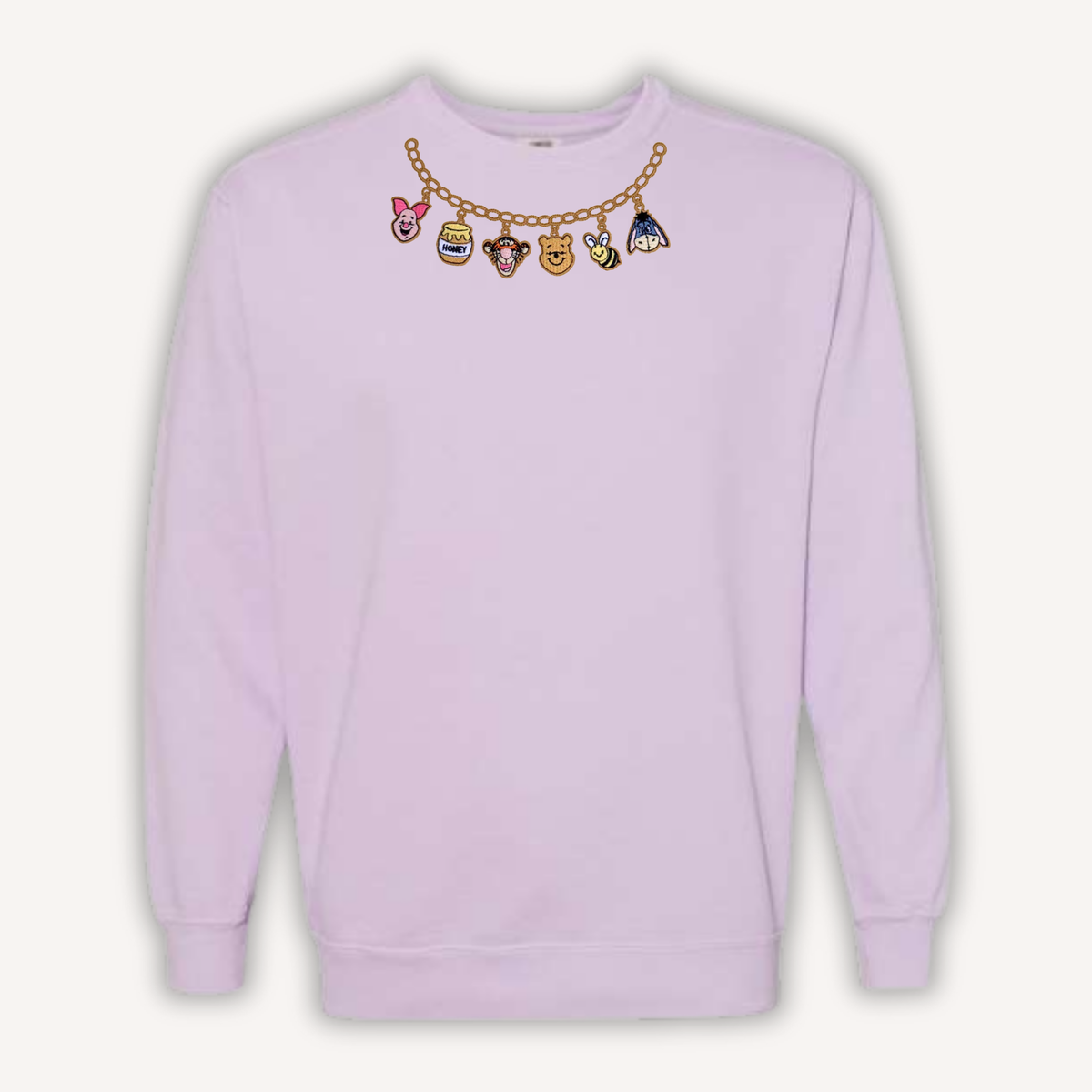 Pooh Necklace Sweatshirt