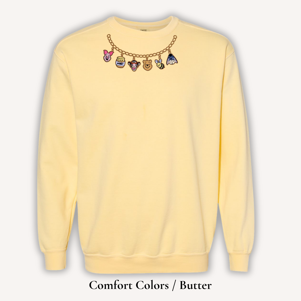 Pooh Necklace Sweatshirt