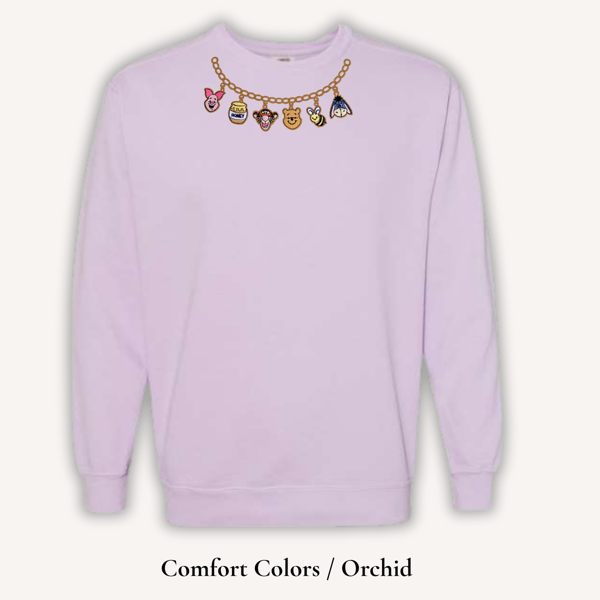 Pooh Necklace Sweatshirt