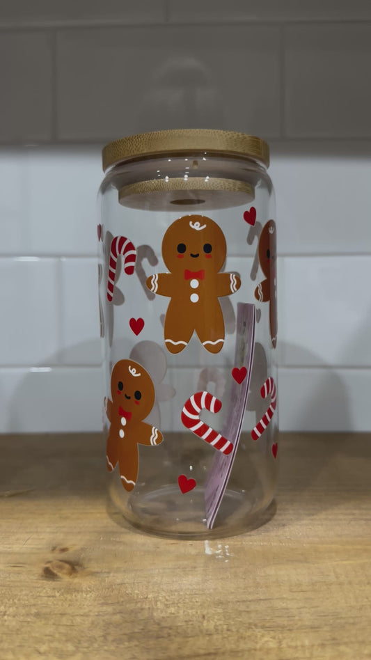 Gingerbread Cuties Glass